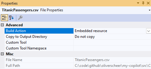 Embedded Resources File